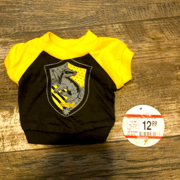 DOG TEE HARRY POTTER HUFFLEPUFF SIZE XS (Tiny)